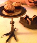 Pig's Liver with Chocolate and Mini Beet Burgers